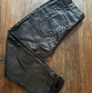 AG Adriano Goldschmied Beau Slouchy Faux Leather